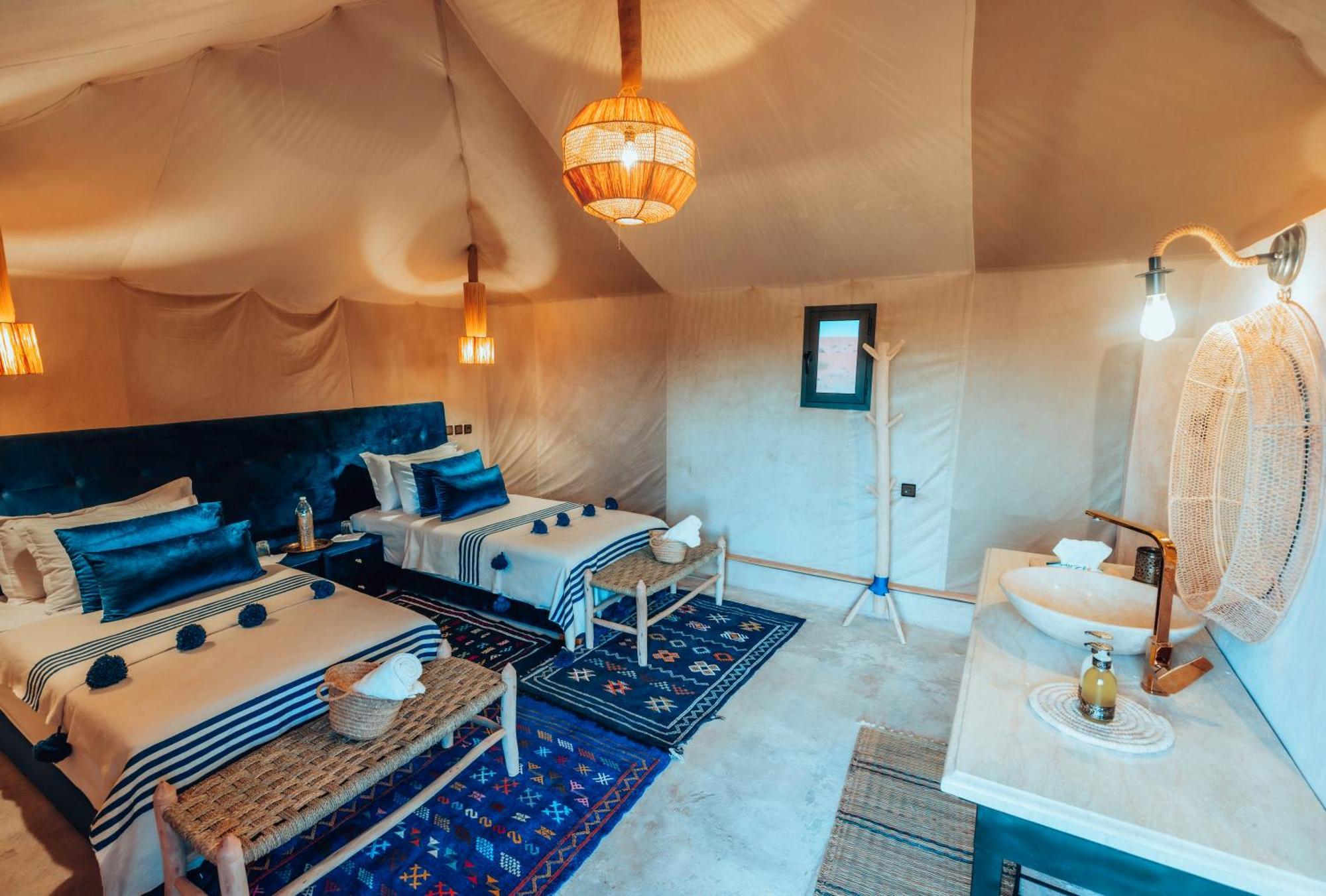 Sahara Glamping Merzouga Bagian luar foto